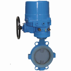 電動對夾全襯氟蝶閥