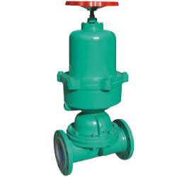 常閉式氣動襯氟隔膜閥